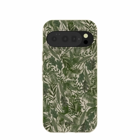 London Fog Leaf Camo Google Pixel 10/10 Pro Case Protective Corner Stylish Detail Layer