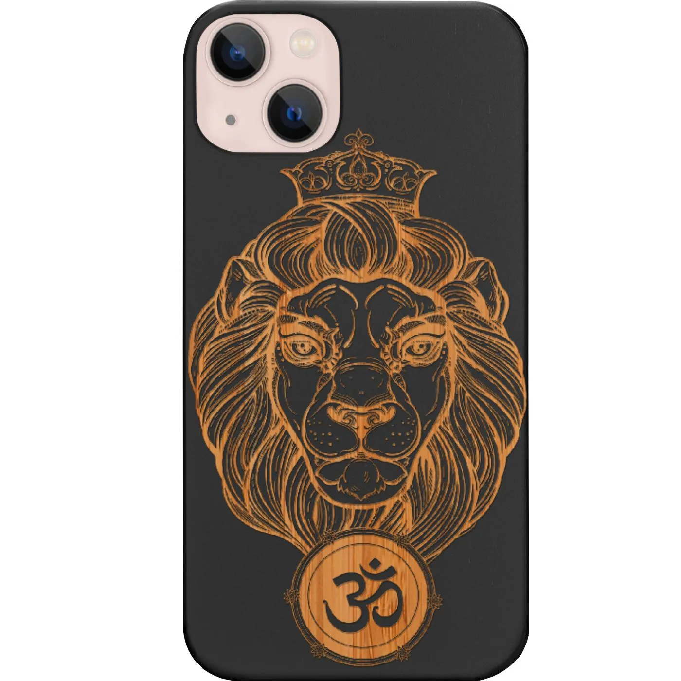 Heraldic Lion - Engraved Phone Case Smooth Finish Touch Shock Frame