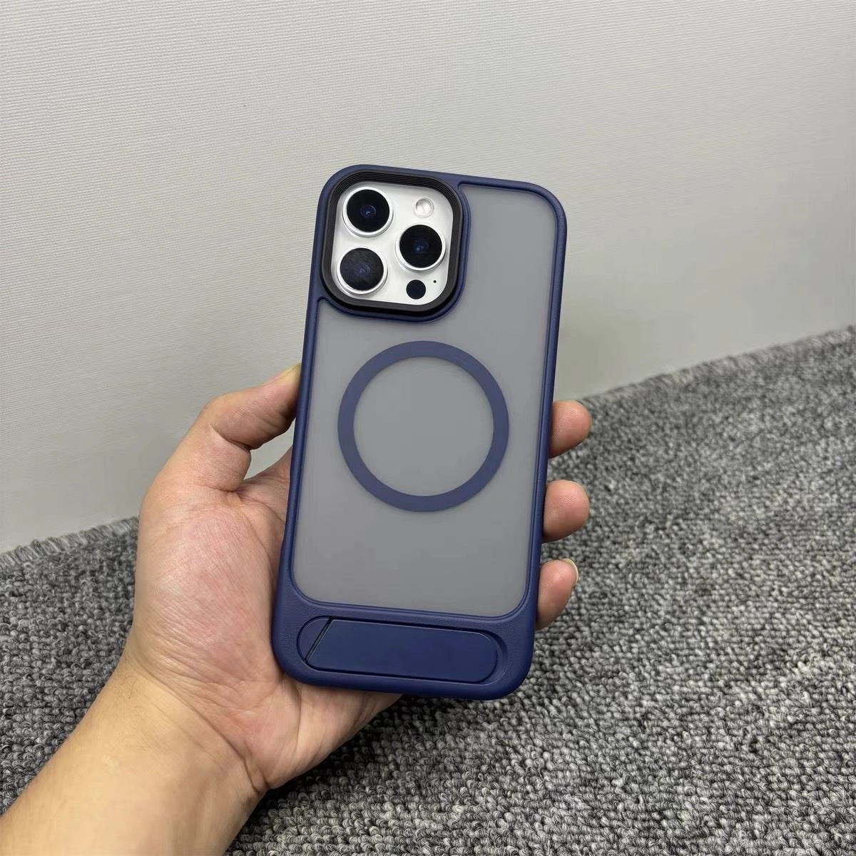 RAIGOR ELVIS Dynamic Weave Invisible Stand Case - iPhone Stylish Edge Colorful Design