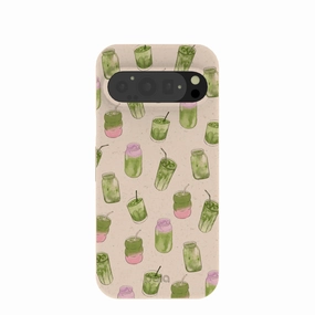 Durable Finish Travel Essential Seashell Matcha Love Google Pixel 9/9 Pro Case