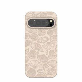 Phone Accessory Flexible Grip Texture Seashell Seashore Google Pixel 9/9 Pro Case