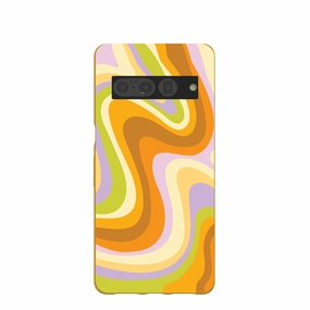 Sleek Edge Honey Psychedelic Wave Google Pixel 7 Pro Case