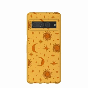 Honey Sun and Moon Google Pixel 7 Pro Case Refined Style