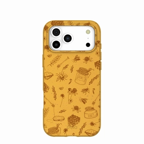 Protective Shell Customizable Option Honey Sweet Honey iPhone 17 Pro Max Case