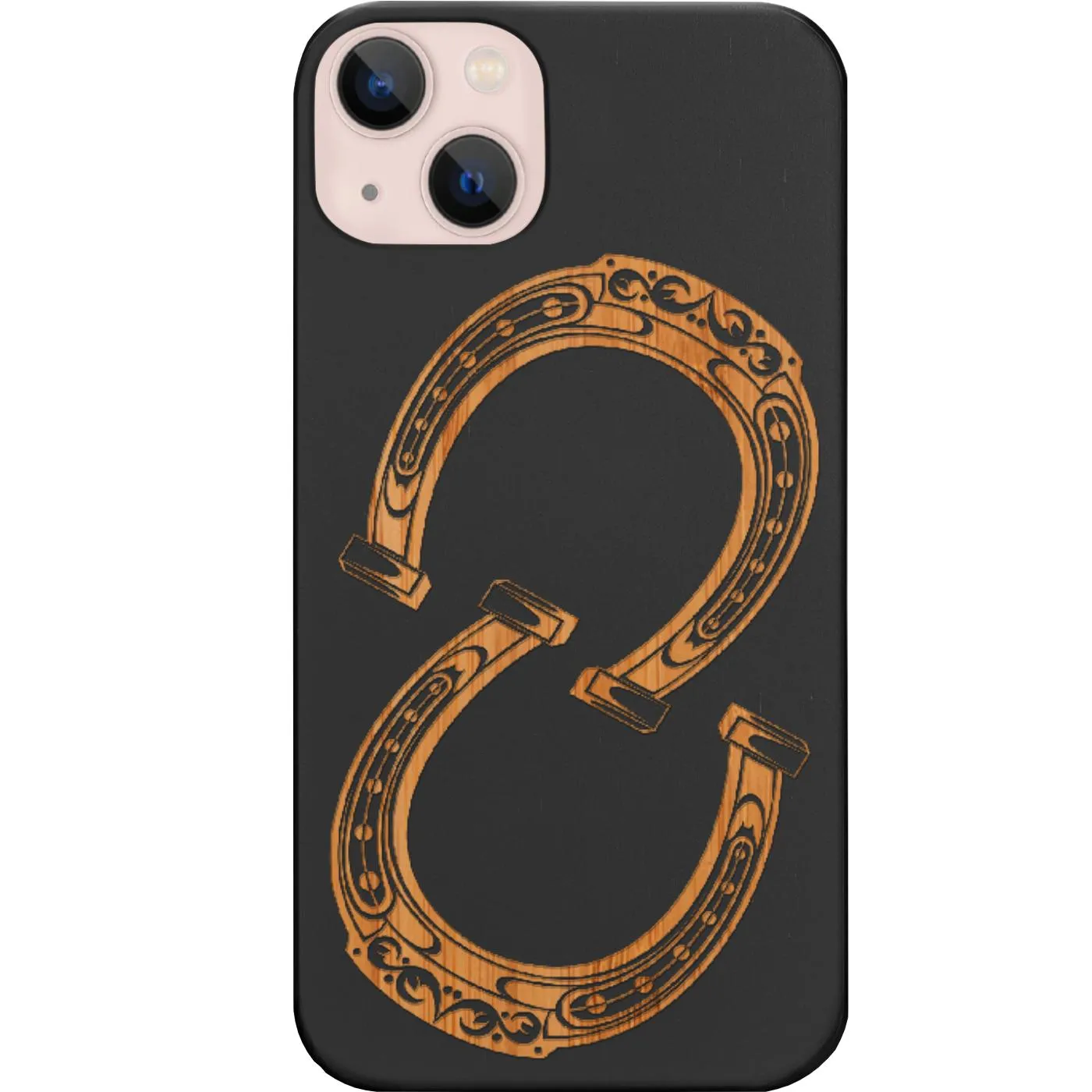 Horse Shoes - Engraved Phone Case Creative Accent Flexible Pattern