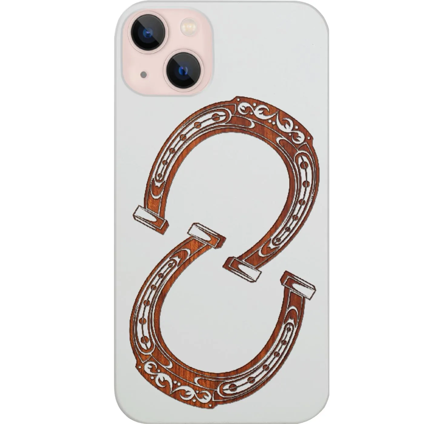 Horse Shoes - Engraved Phone Case Soft Surface Layer
