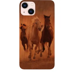 Durable Material Horses - UV Color Printed Phone Case