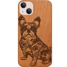 Raised Edges Soft Layer Texture Pug Dog - Engraved Phone Case