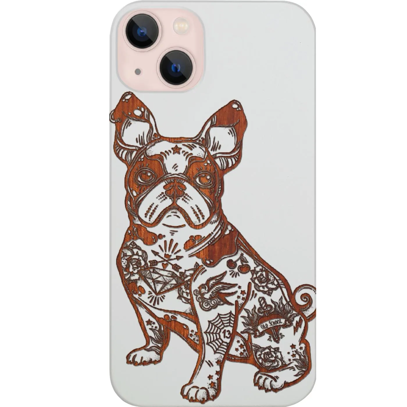 Precision Cutouts Shock absorption Pug Dog - Engraved Phone Case