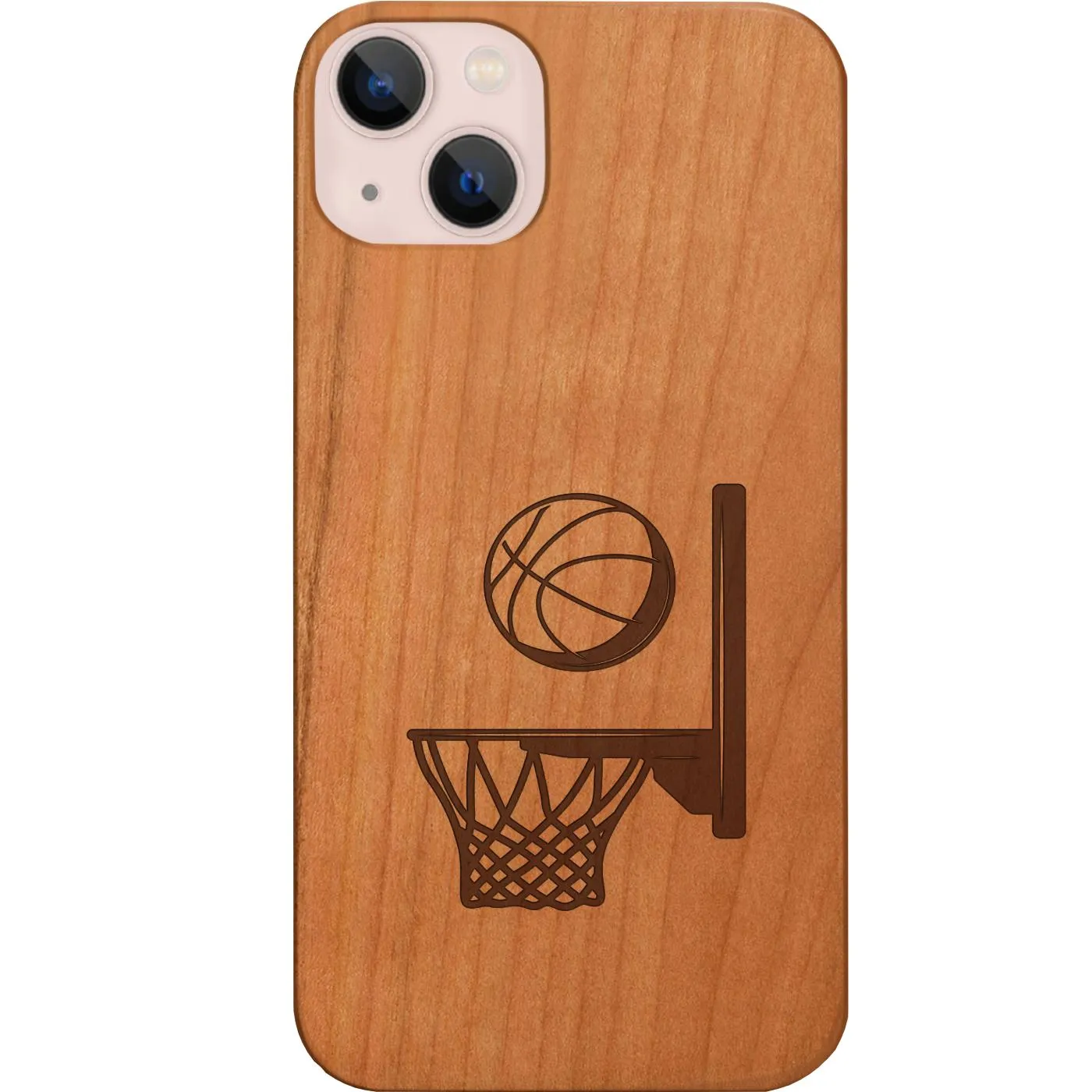 Basketball Ring - Engraved Phone Case Rugged Texture Design