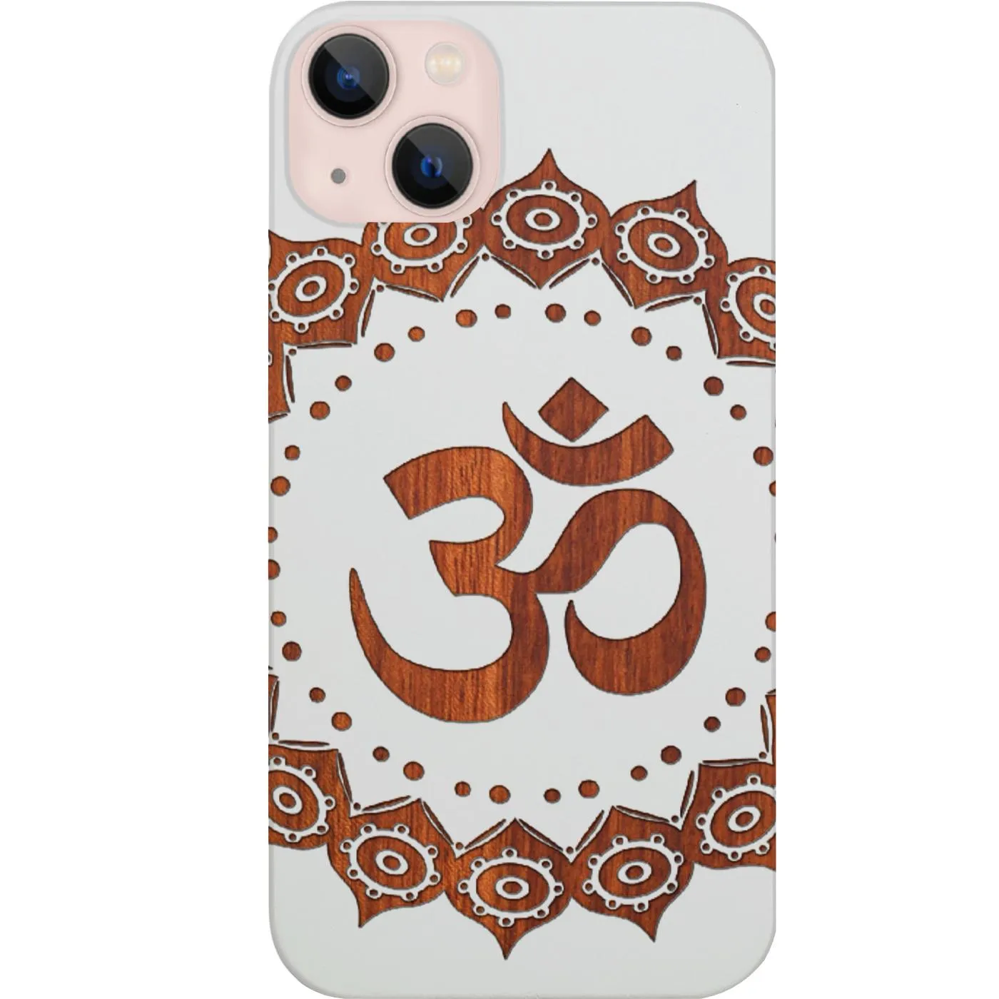 Om Mandala - Engraved Phone Case Vivid Gradient Glossy Pattern