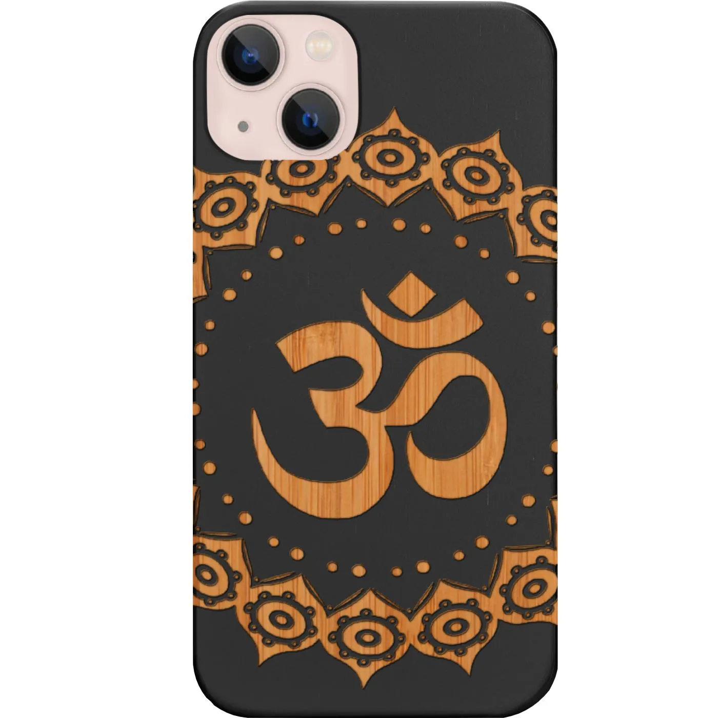 Compact Design Om Mandala - Engraved Phone Case