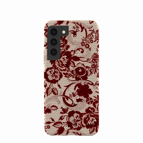Trendy Pattern London Fog Crimson Veil Samsung Galaxy S22 Case