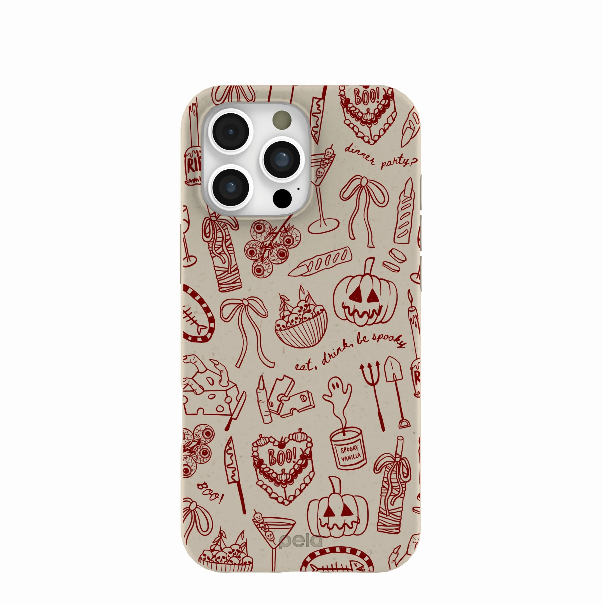 Polished Style London Fog Spooky Dinner Party iPhone 16 Pro Max Case