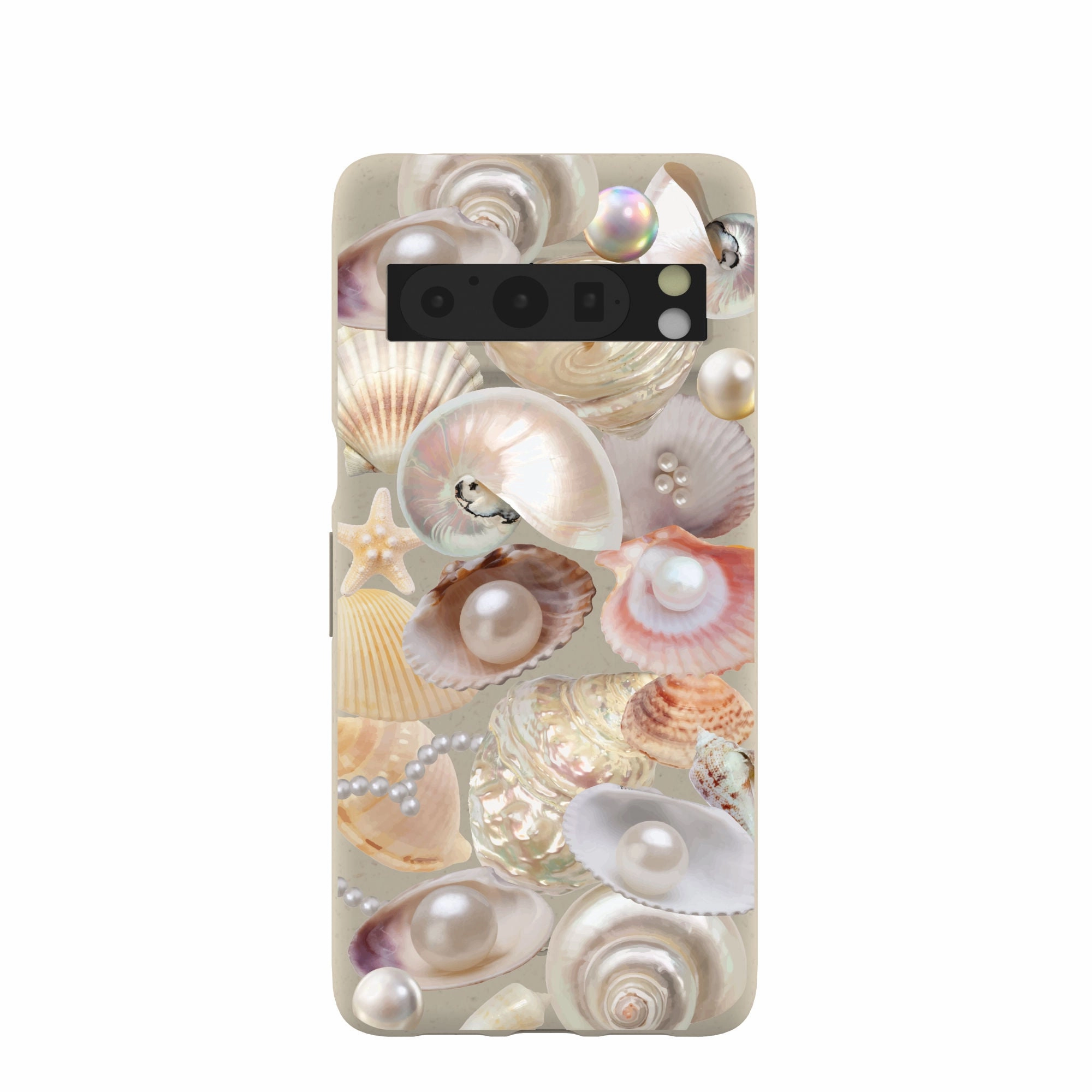 anti dust Glossy Look London Fog Sea Gems Google Pixel 8 Pro Case