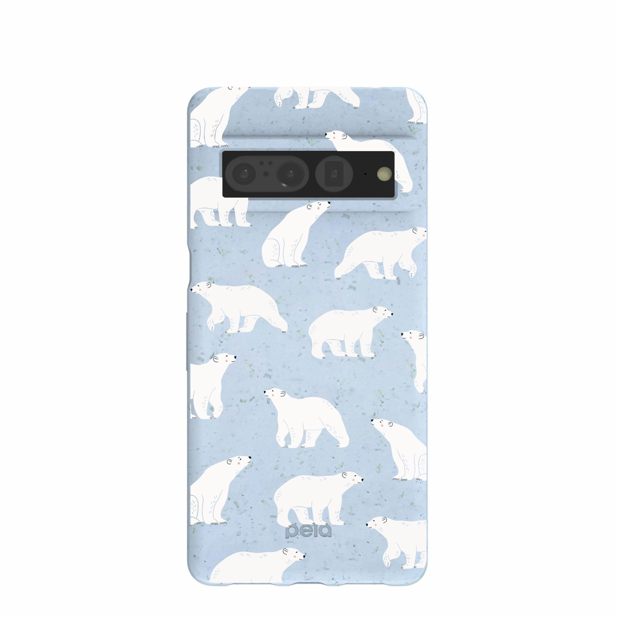 Stylish Detailing Ultra Slim Powder Blue Ice Bears Google Pixel 7 Pro Case