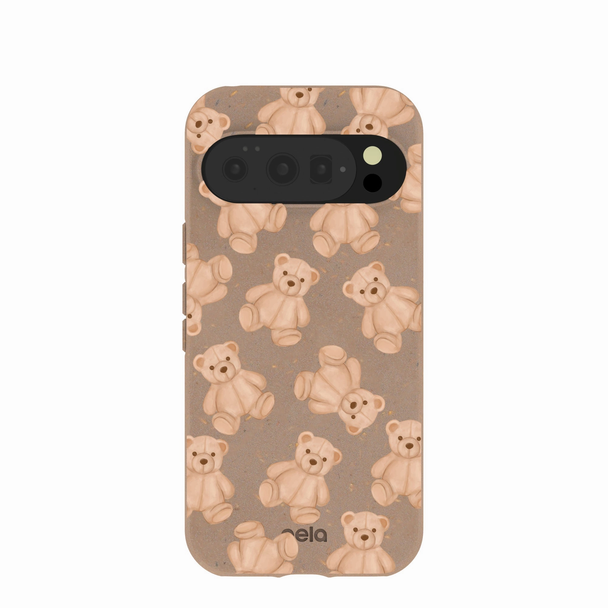 Chocolate Brown Teddy Love Google Pixel 10/10 Pro Case Futuristic style Soft Shape