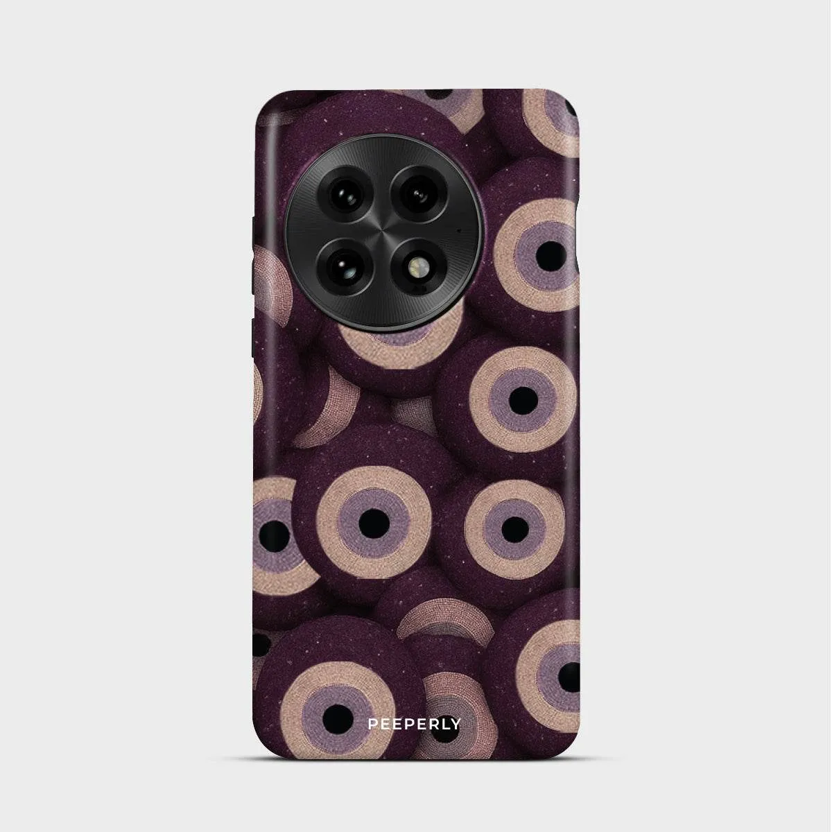 Fashion Detail Matte Texture Hypnotic Circles