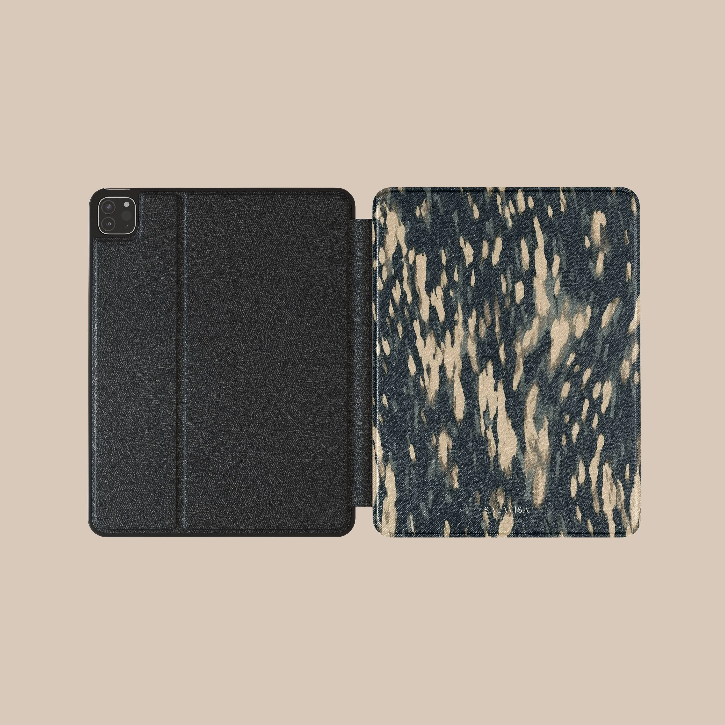 Dark Texture iPad Case Durable Material