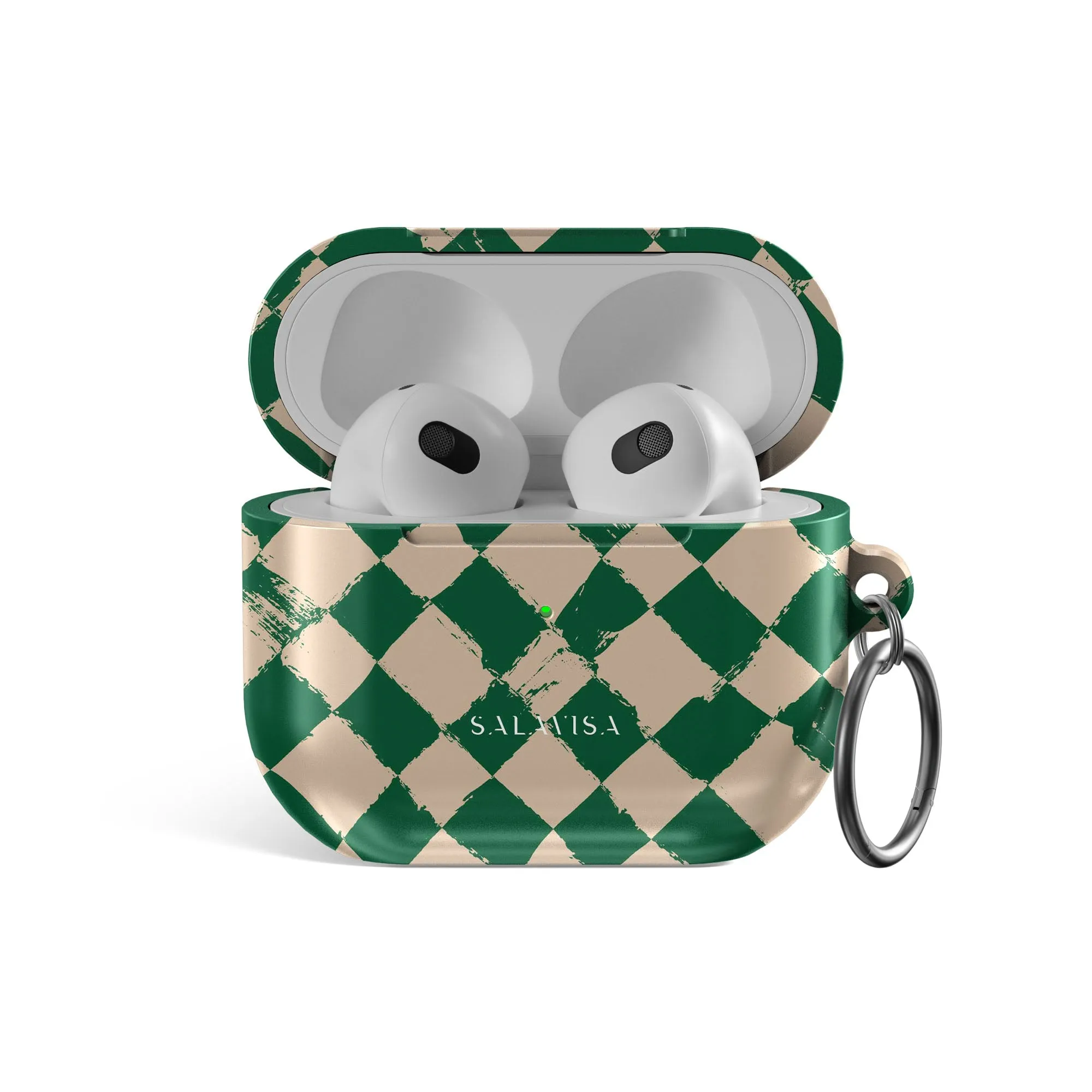 Green Chess AirPods Case Durable Handy Case