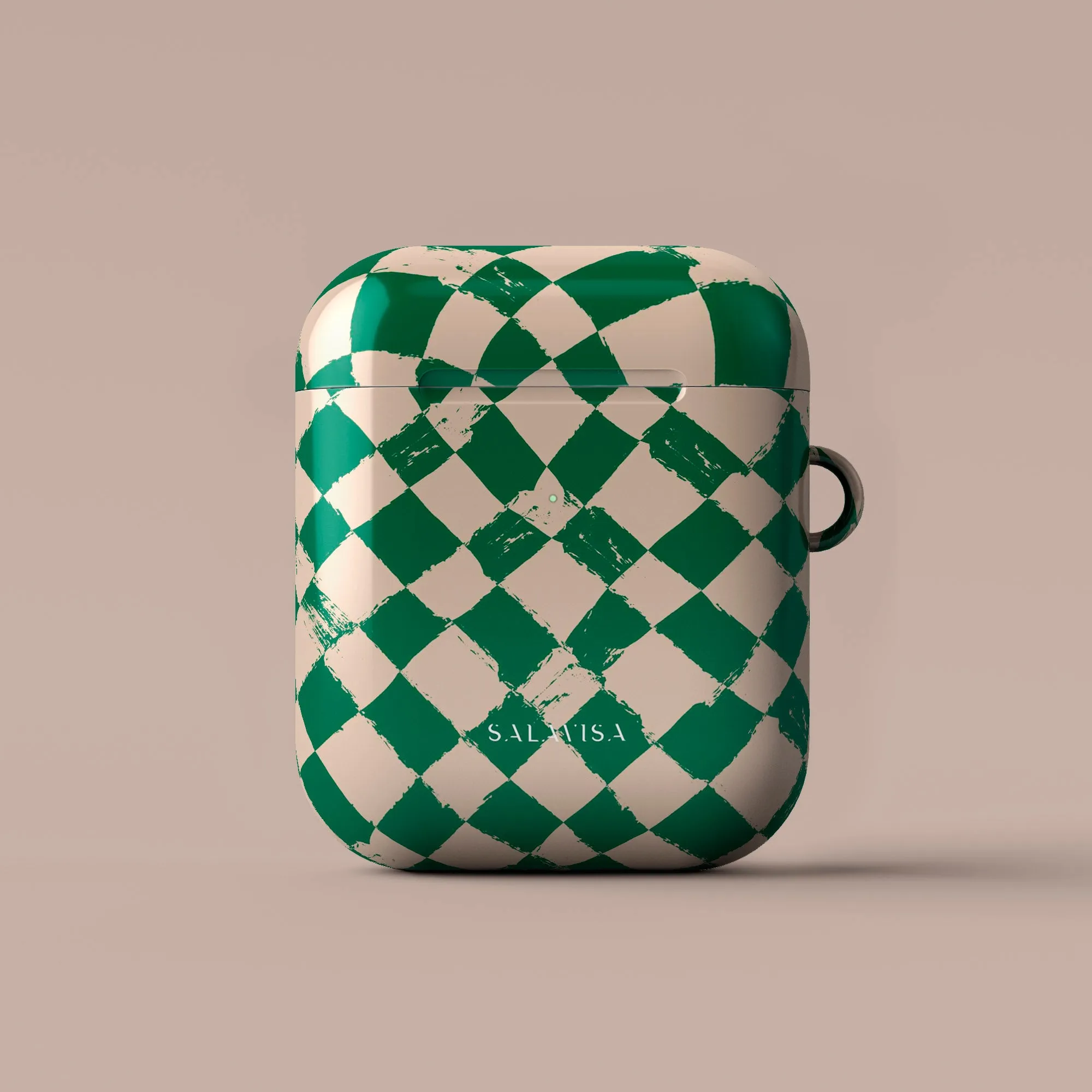 Green Chess AirPods Case Soft Carry Design durable matte airpods cover