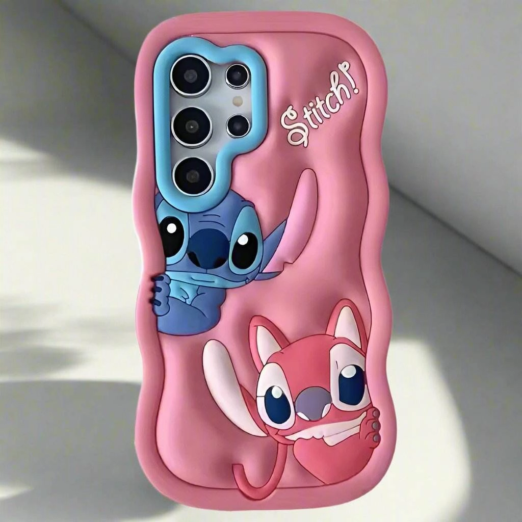 Minimal Comfort Adorable Mouse Stitch Cartoon Case - Samsung