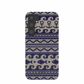 Casual Design London Fog Ocean Knit Samsung Galaxy S24 (Plus) Case