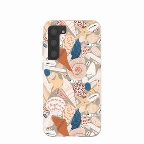 Refined Texture London Fog Sandy Shells Samsung Galaxy S23 (Plus) Case