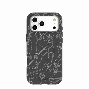 Black Play Sketch iPhone 17 Pro Max Case Protective Touch