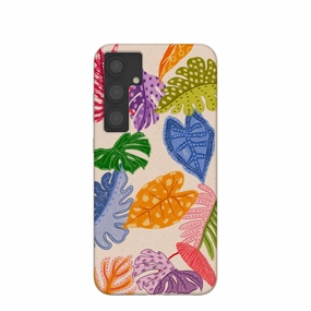Flexible Fit Soft Shield Seashell Tropical Cheer Samsung Galaxy S24 (Plus) Case
