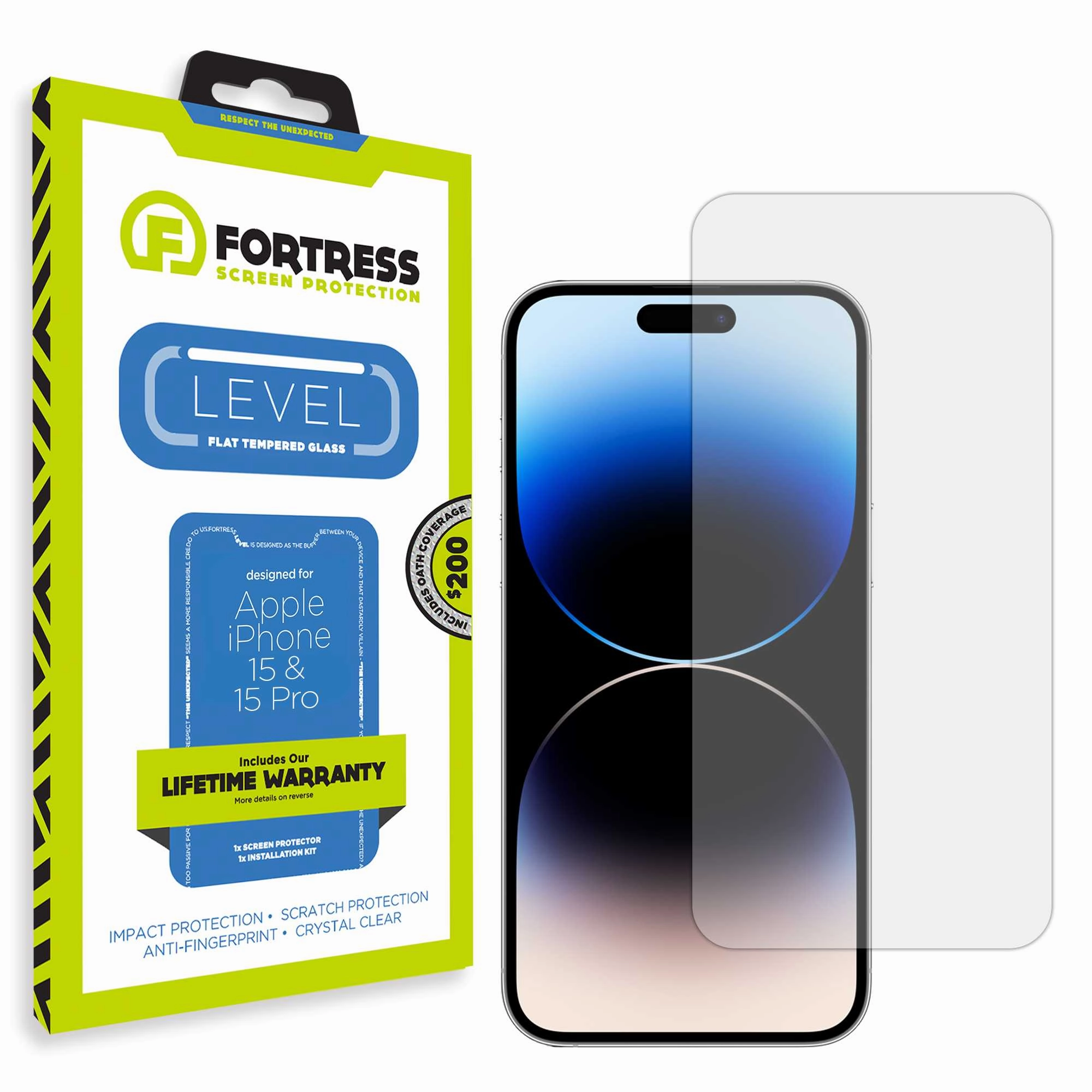 iPhone 15 Screen Protector bubble resistant layer