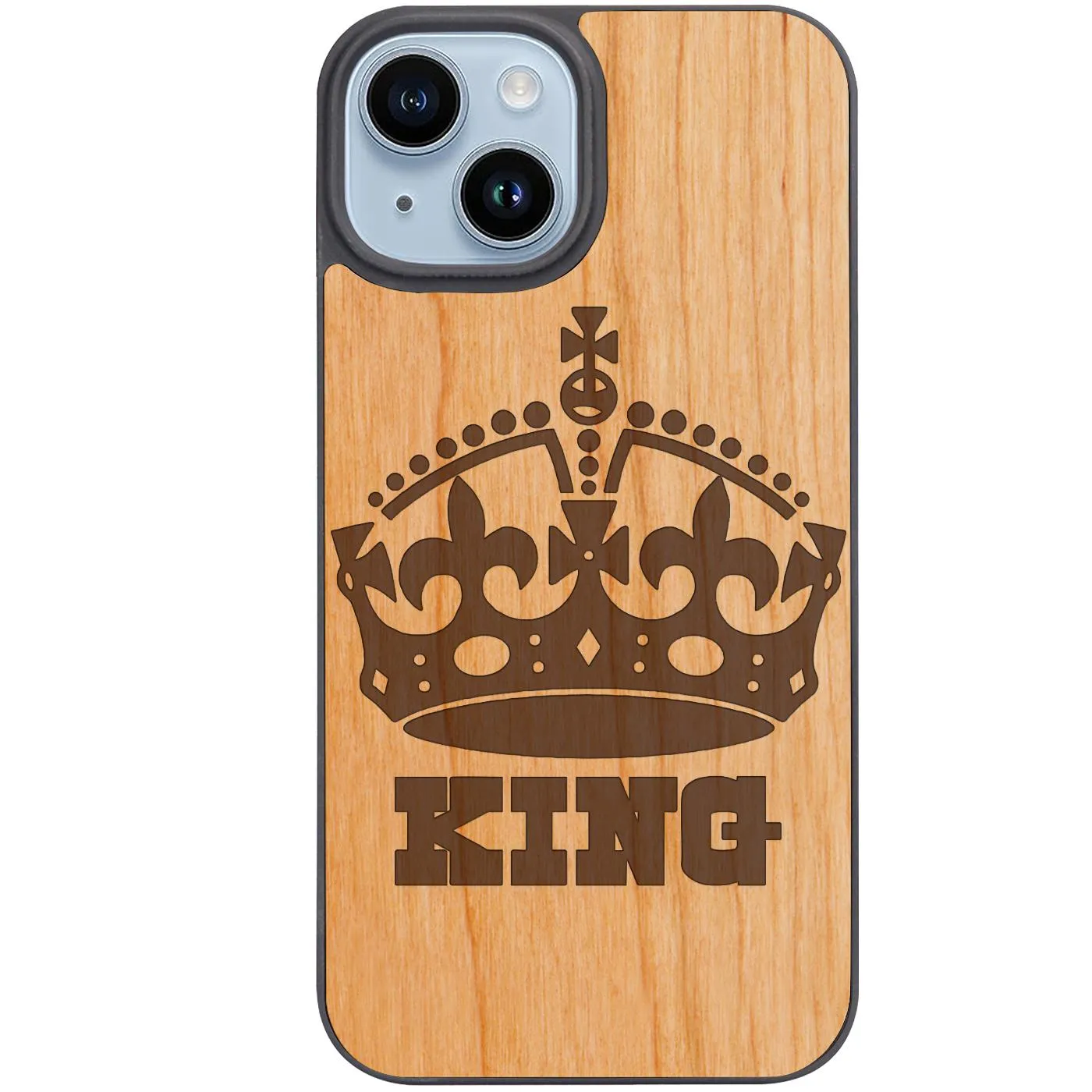King - Engraved Phone Case Versatile Design Luxury Feel