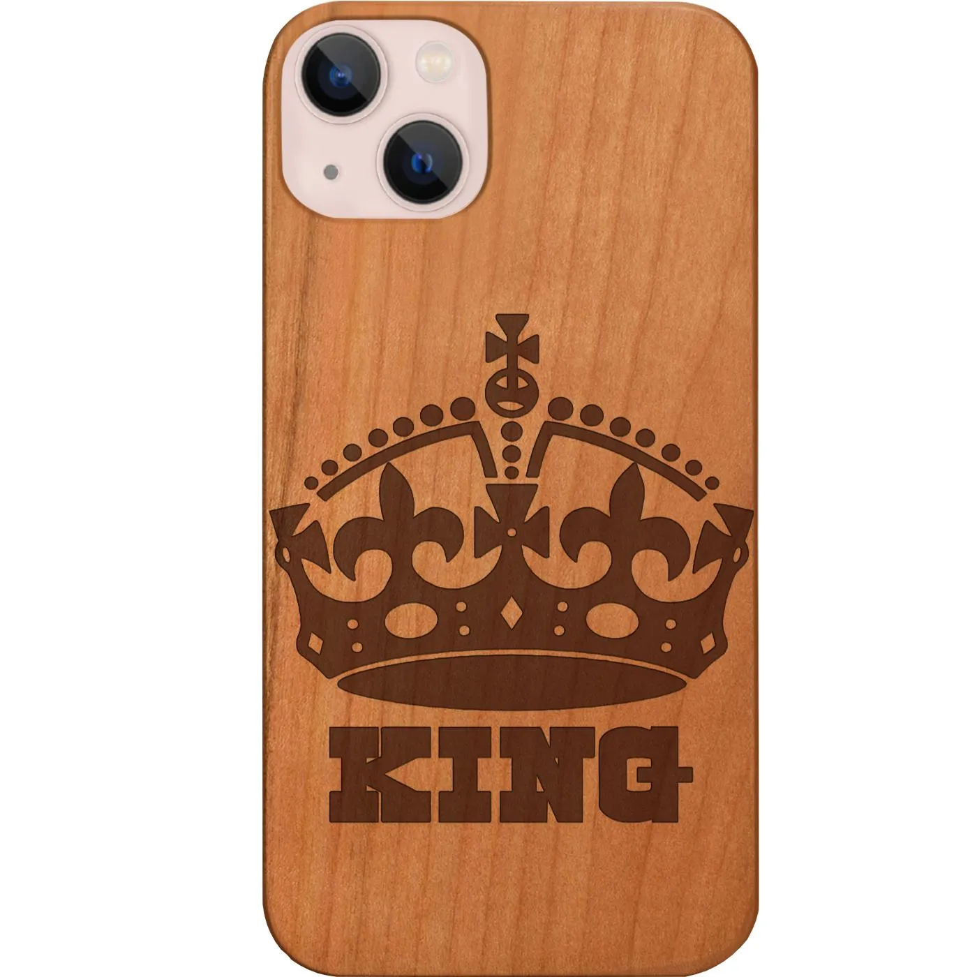 King - Engraved Phone Case Premium Material Protective Build