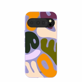 Matte Texture Finish Lavender Alphabet Soup Google Pixel 10/10 Pro Case