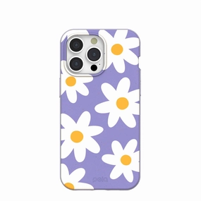 Soft Surface Lavender Daisy iPhone 15 Pro Max Case