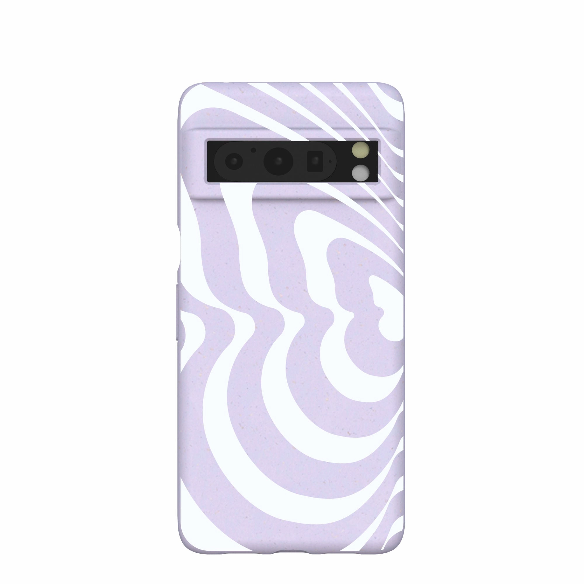 Lavender Flutter Left Google Pixel 8 Pro Case Protective Form Smooth Form Texture