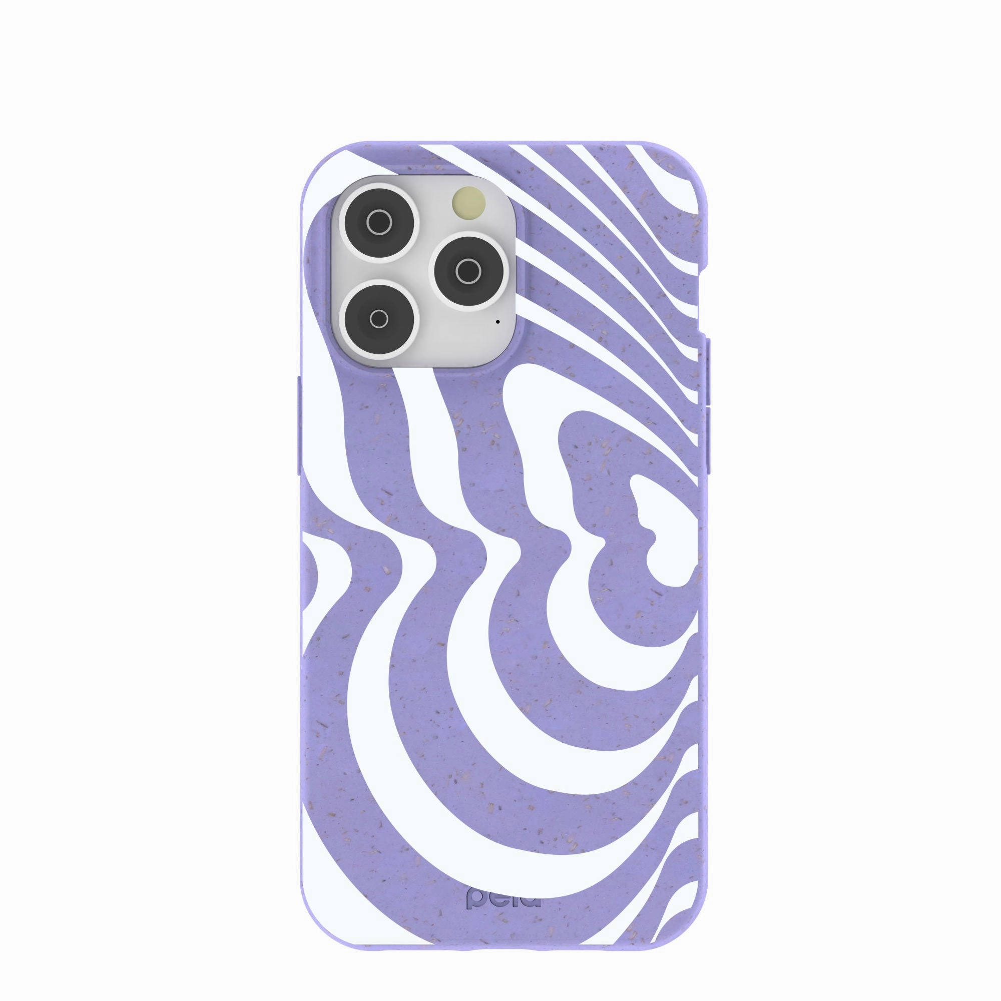 Lavender Flutter Left iPhone 14 Pro Max Case Anti glare Modern Detail