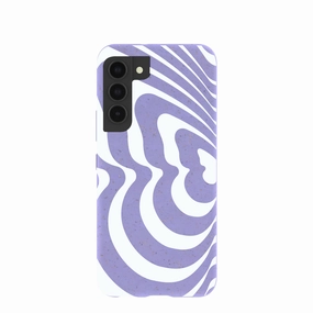 Lavender Flutter Left Samsung Galaxy S22 Case Soft Protection Phone Accessory