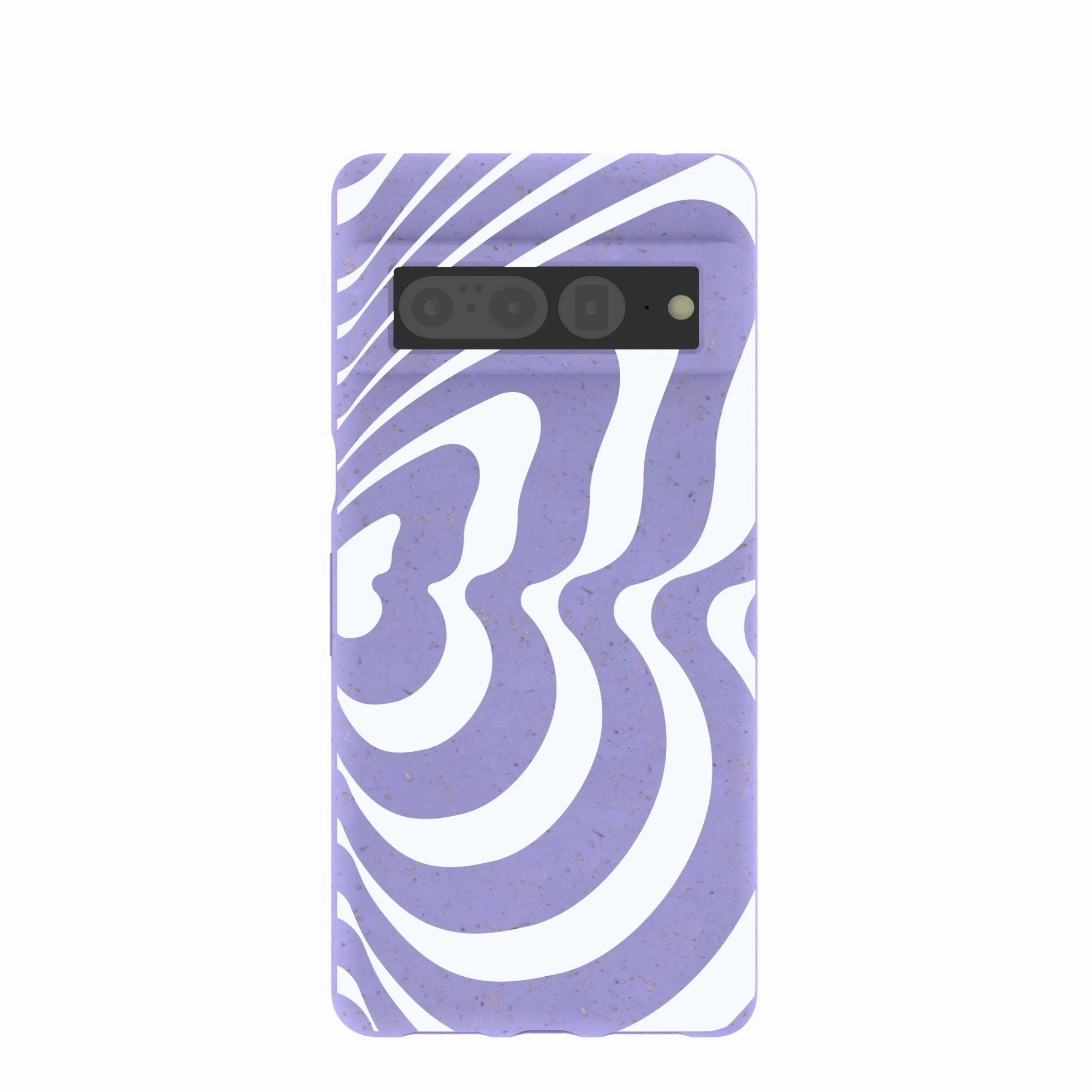 Clear Pattern Lavender Flutter Right Google Pixel 7 Pro Case