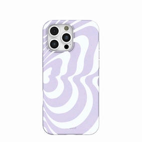 Lavender Flutter Right iPhone 16 Pro Max Case daily protection