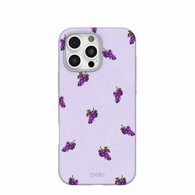 Premium Material Lavender Grape Juice iPhone 16 Pro Max Case