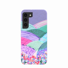 Lavender Misty Mauve Samsung Galaxy S22 Case Soft Protection Layer Hybrid Detail