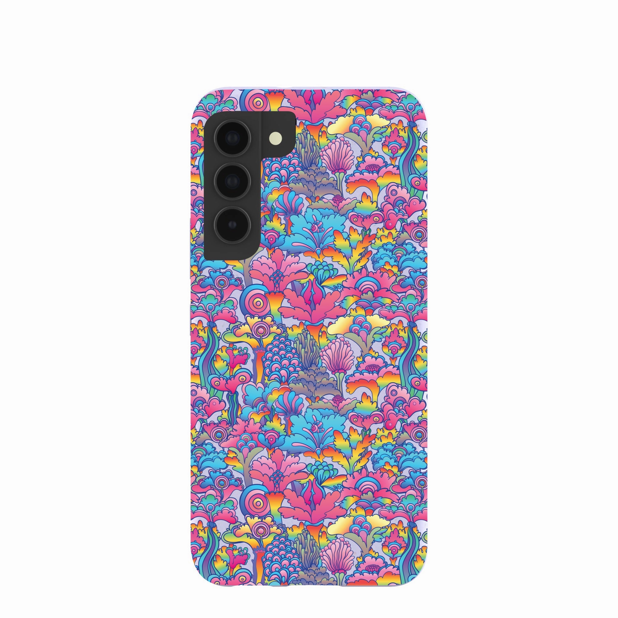 Polished Style Smooth Lining Lavender Wonderland Samsung Galaxy S22 Case