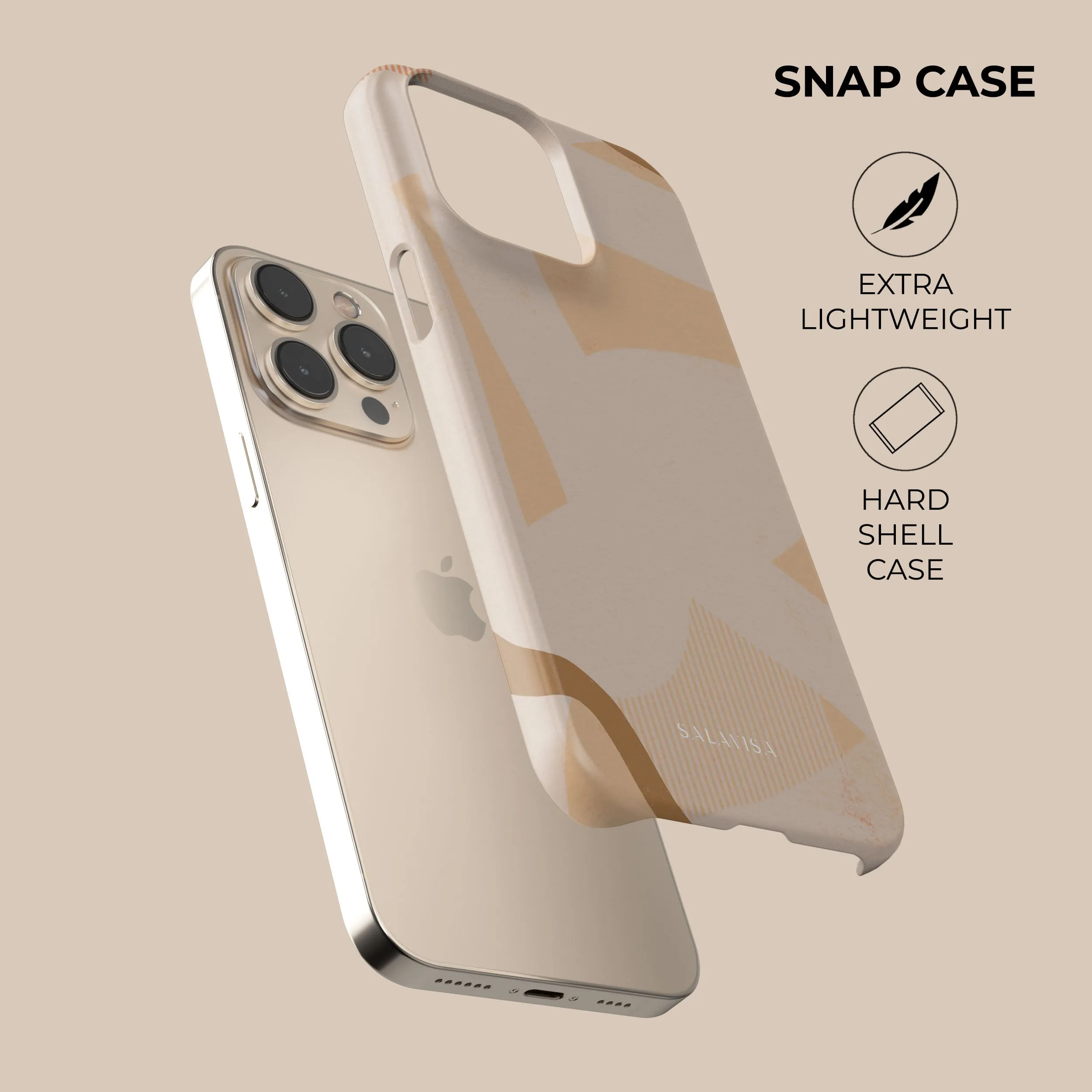 Neutral Organic Phone Case Luxury Grip