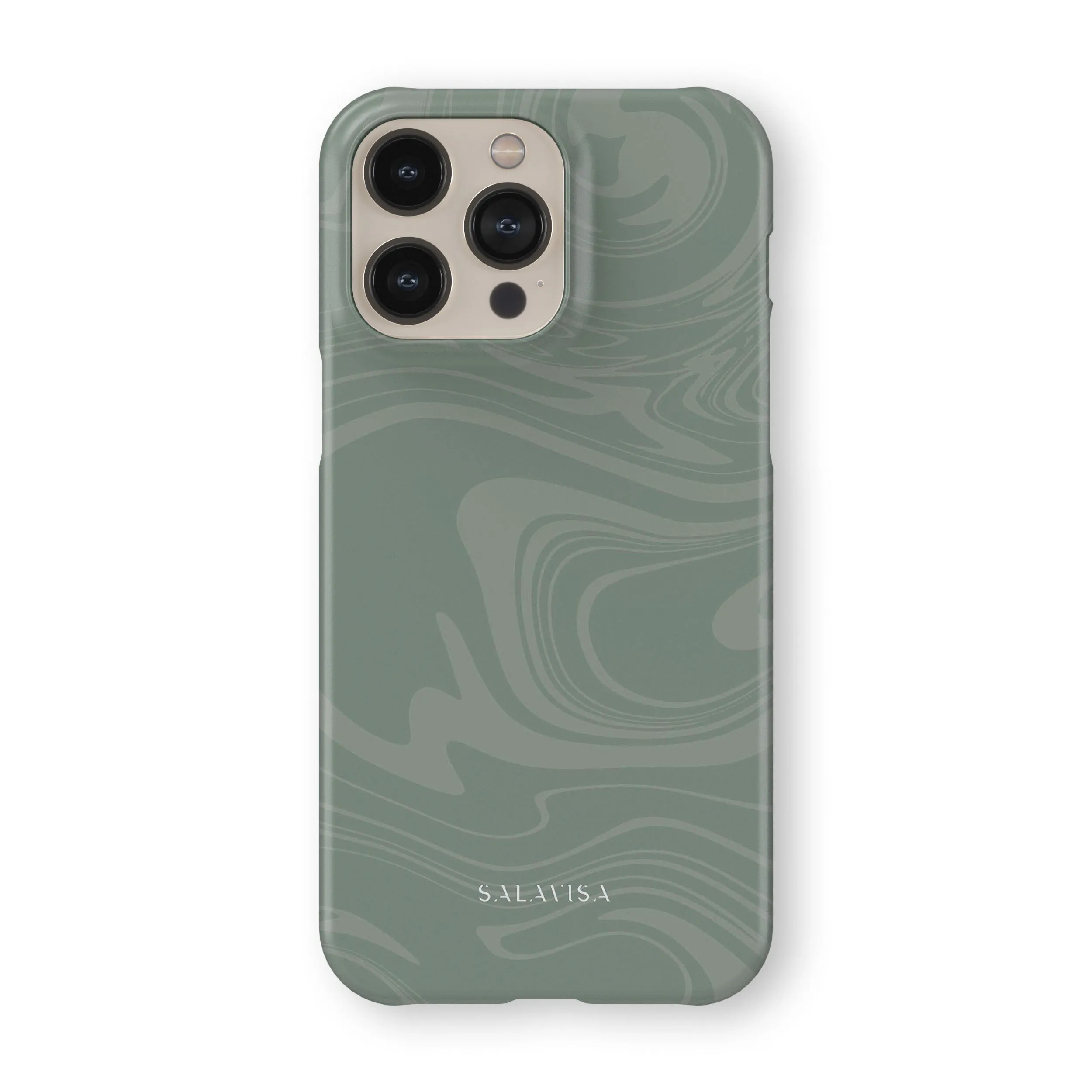 Light Green Swirl Phone Case Minimal Pattern Texture