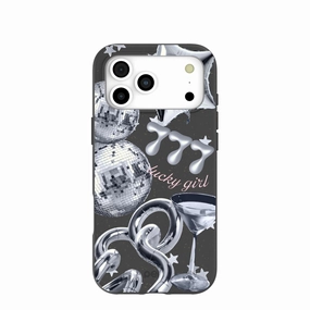 Shock Surface Black Cosmic Luck iPhone 17 Pro Max Case