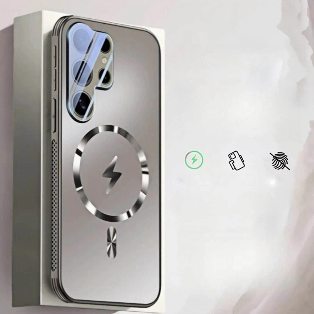 Polished Edge Metallic Magsafe Case - Samsung Minimal Grip