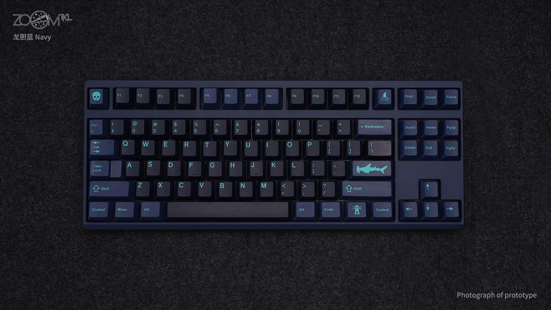 Flexible structure Premium Craft Detail [Limited Stock] ZOOM TKL ESSENTIAL EDITION-Navy