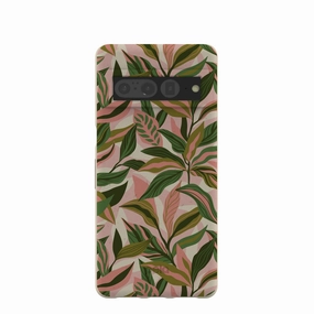 London Fog Pink Botanics Google Pixel 7 Pro Case Everyday Comfort