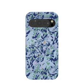 Powder Blue Blue Blooms Google Pixel 9/9 Pro Case Colorful option